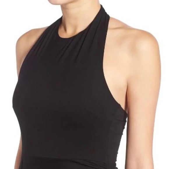 ASTR Ruched Side Halter Midi Dress NWT, size XS - Picture 2 of 8